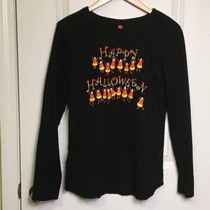 Halloween Long Sleeve Graphic T-shirt Top